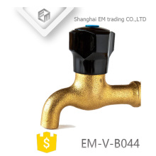 EM-V-B044 Black polo brass bibcock tap